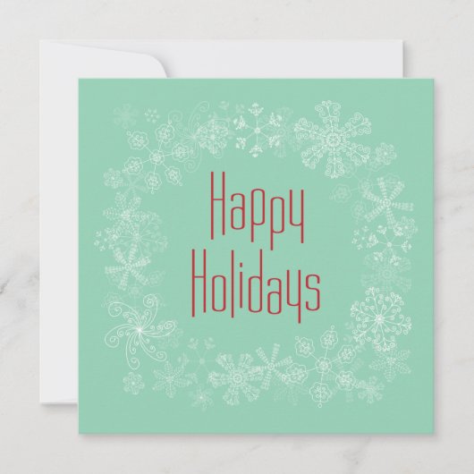 Modèle de carte de vacances Retro (Devant)