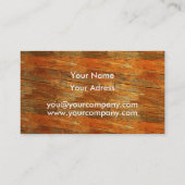 Modèle de carte de visite (Dos)