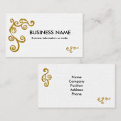 Modèle de carte de visite (Devant / Derrière)