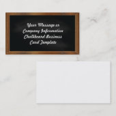 Modèle de carte de visite (Devant / Derrière)