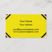 Modèle de carte de visite (Dos)