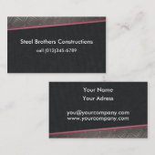 Modèle de carte de visite (Devant / Derrière)