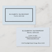 Modèle de carte de visite (Devant / Derrière)