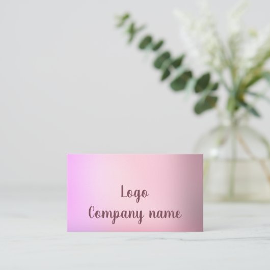 Modèle de carte de visite (Debout devant)