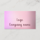 Modèle de carte de visite (Devant)