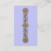 Modèle de carte de visite à la frontière florale a (Dos)