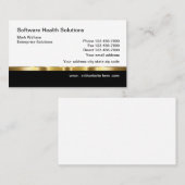 Modèle de carte de visite à thème de santé classiq (Devant / Derrière)