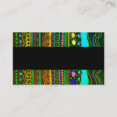 modèle de carte de visite abstrait coloré (Devant)