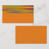 modèle de carte de visite abstrait en gras sur ora (Devant / Derrière)