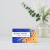 modèle de carte de visite abstrait moderne (Debout devant)