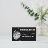 modèle de carte de visite aérospatiale (Debout devant)