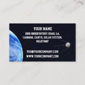 modèle de carte de visite aérospatiale (Dos)