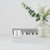 modèle de carte de visite ajouter votre propre log (Debout devant)