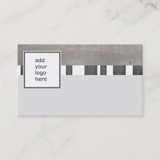 modèle de carte de visite ajouter votre propre log (Devant)