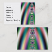Modèle de carte de visite arc-en-ciel (Devant / Derrière)