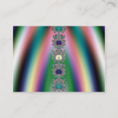 Modèle de carte de visite arc-en-ciel (Dos)