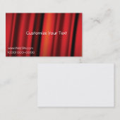 Modèle de carte de visite arrière - plan de rideau (Devant / Derrière)