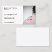 Modèle de carte de visite arrière pour femme (Devant / Derrière)