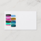 Modèle de carte de visite art abstrait recto doubl (Dos)