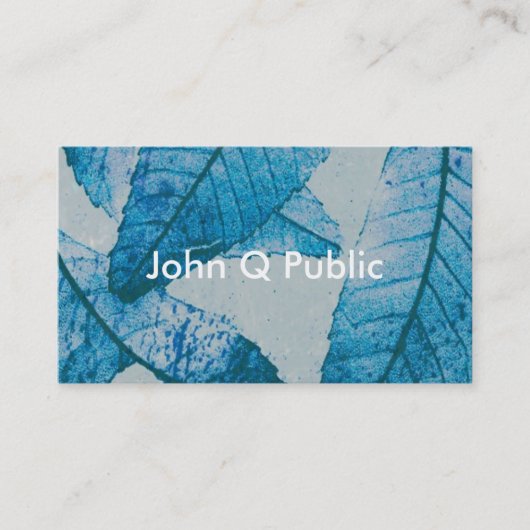 modèle de carte de visite art nature double face (Devant)