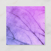 modèle de carte de visite art nature violet (Dos)