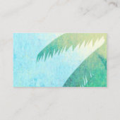 modèle de carte de visite art tropical palmier (Dos)