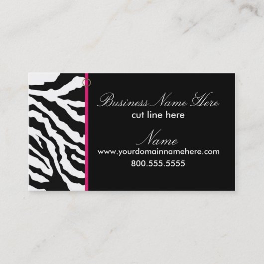 Modèle de carte de visite ** audacieux (Devant)