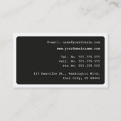 Modèle de carte de visite Auteur / Éditeur / Auteu (Dos)