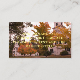 MODELE DE CARTE DE VISITE AUTOMNE NOUVELLE-ANGLETE