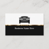 Modèle de carte de visite automobile chic (Devant)