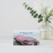 Modèle de carte de visite automobile/mécanique (Debout devant)