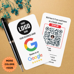 Modèle de carte de visite avec code QR pour les av