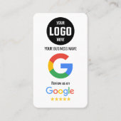Modèle de carte de visite avec code QR pour les av (Devant)