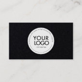 Modèle de carte de visite avec logo circulaire per (Devant)