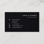 Modèle de carte de visite avec logo circulaire per (Dos)
