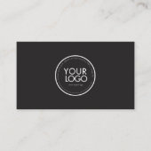 Modèle de carte de visite avec logo circulaire per (Devant)