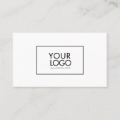 Modèle de carte de visite avec logo circulaire per (Devant)