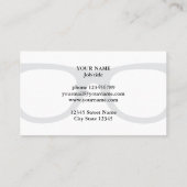 Modèle de carte de visite avec logo de lunettes sp (Dos)