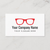 Modèle de carte de visite avec logo de lunettes sp (Devant)