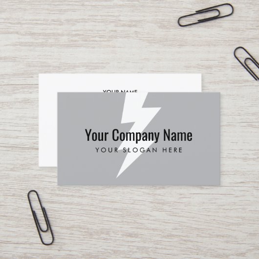 Modèle de carte de visite avec logo frappé par la (Devant/Arrière en situation)