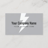 Modèle de carte de visite avec logo frappé par la (Devant)