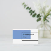 Modèle de carte de visite avec logo ou consultatio (Debout devant)