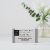 modèle de carte de visite avocat avocat (Debout devant)