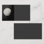 modèle de carte de visite balle de golf photo orig (Devant / Derrière)