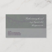 Modèle de carte de visite - Beurre (Dos)