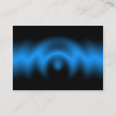 Modèle de carte de visite bleu Royale (Dos)