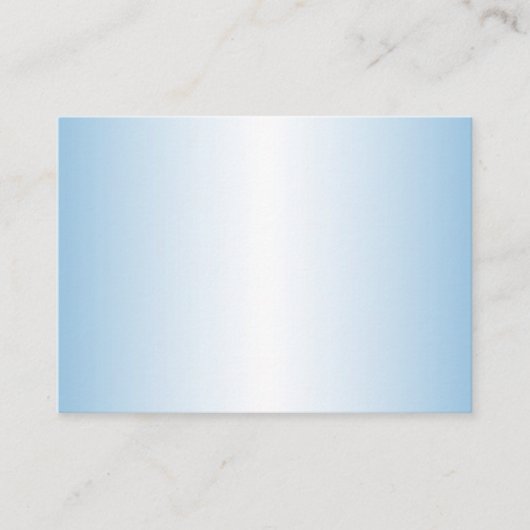 Modèle de carte de visite Blue Ombre (Devant)