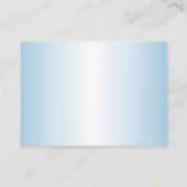 Modèle de carte de visite Blue Ombre (Dos)