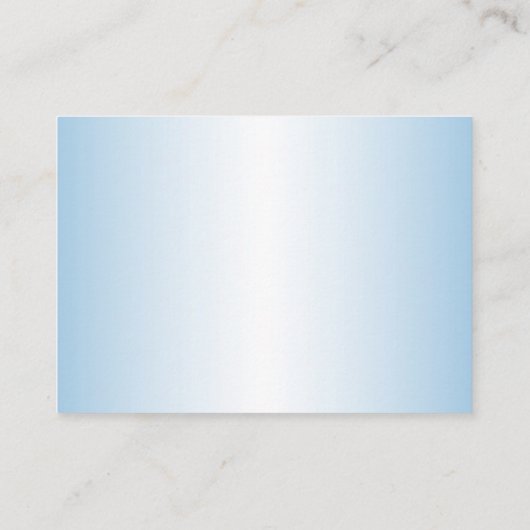 Modèle de carte de visite Blue Ombre (Dos)