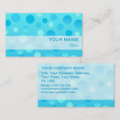 Modèle de carte de visite Blueberry Fizz (Devant / Derrière)